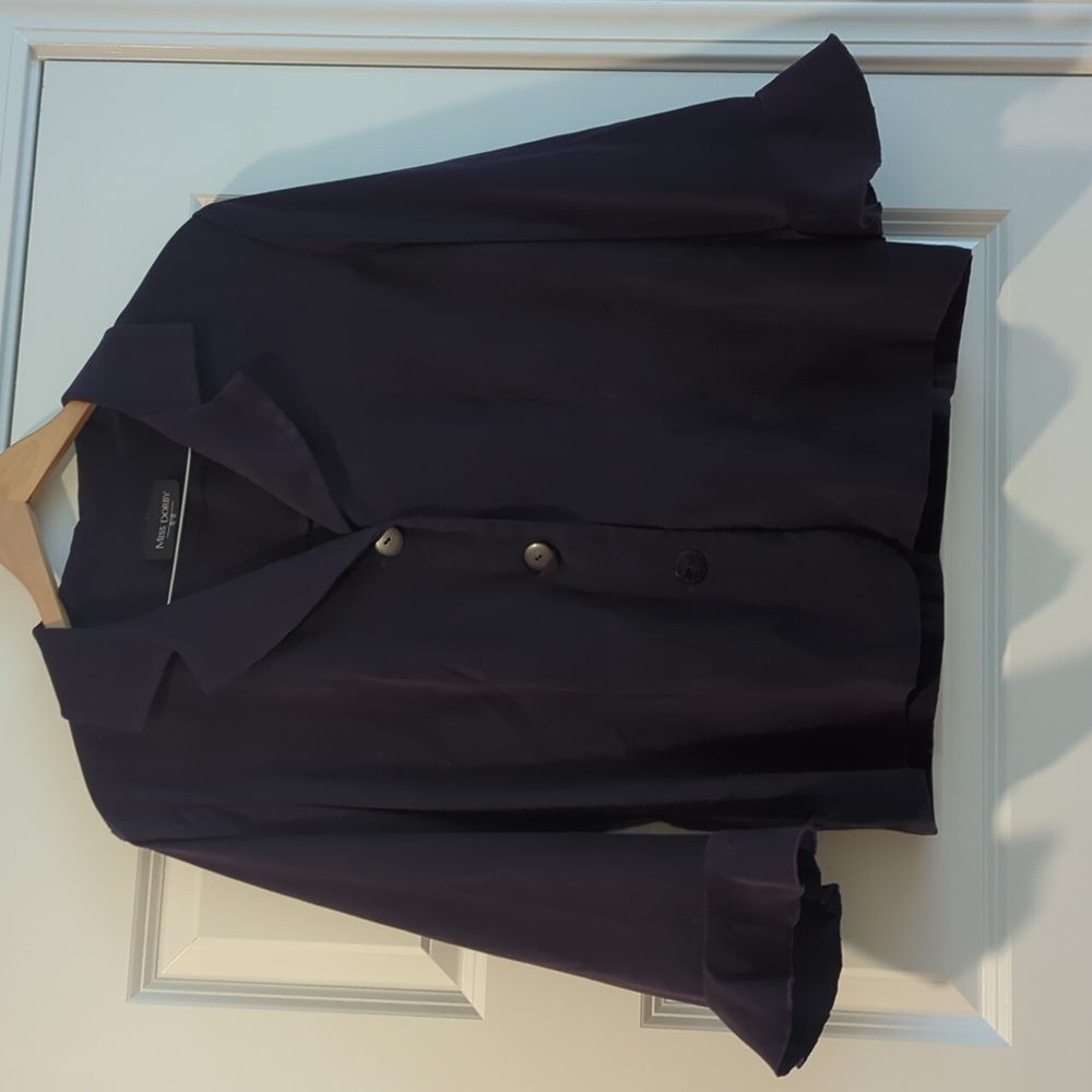 Miss Look Women's Purple Jacket P2P 24 L23 Like New